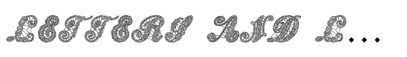 Letters And Lace